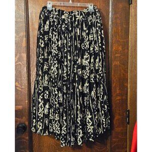 Vintage Pioko Flowy Midi Skirt